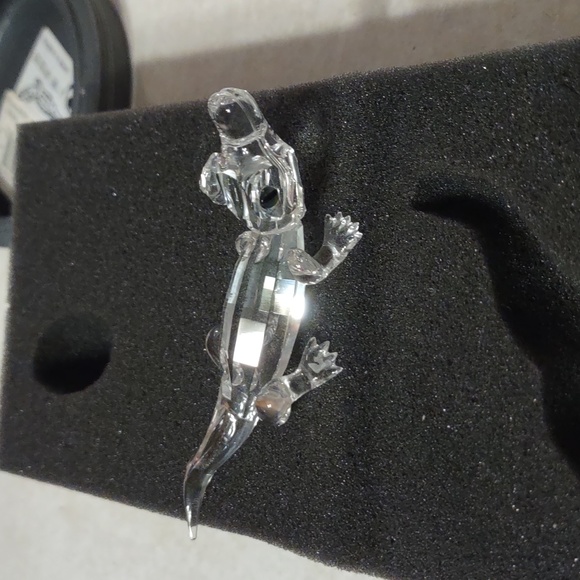 Swarovski Silver Crystal "Miniature Alligator" Made in Austria. 100% Authentic. - Picture 2 of 9